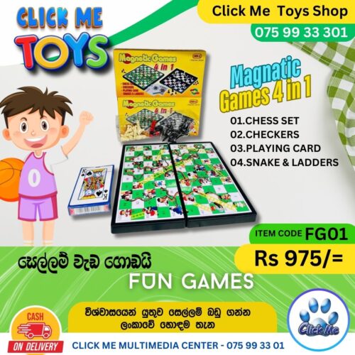 Magnatic Games 4 in 1