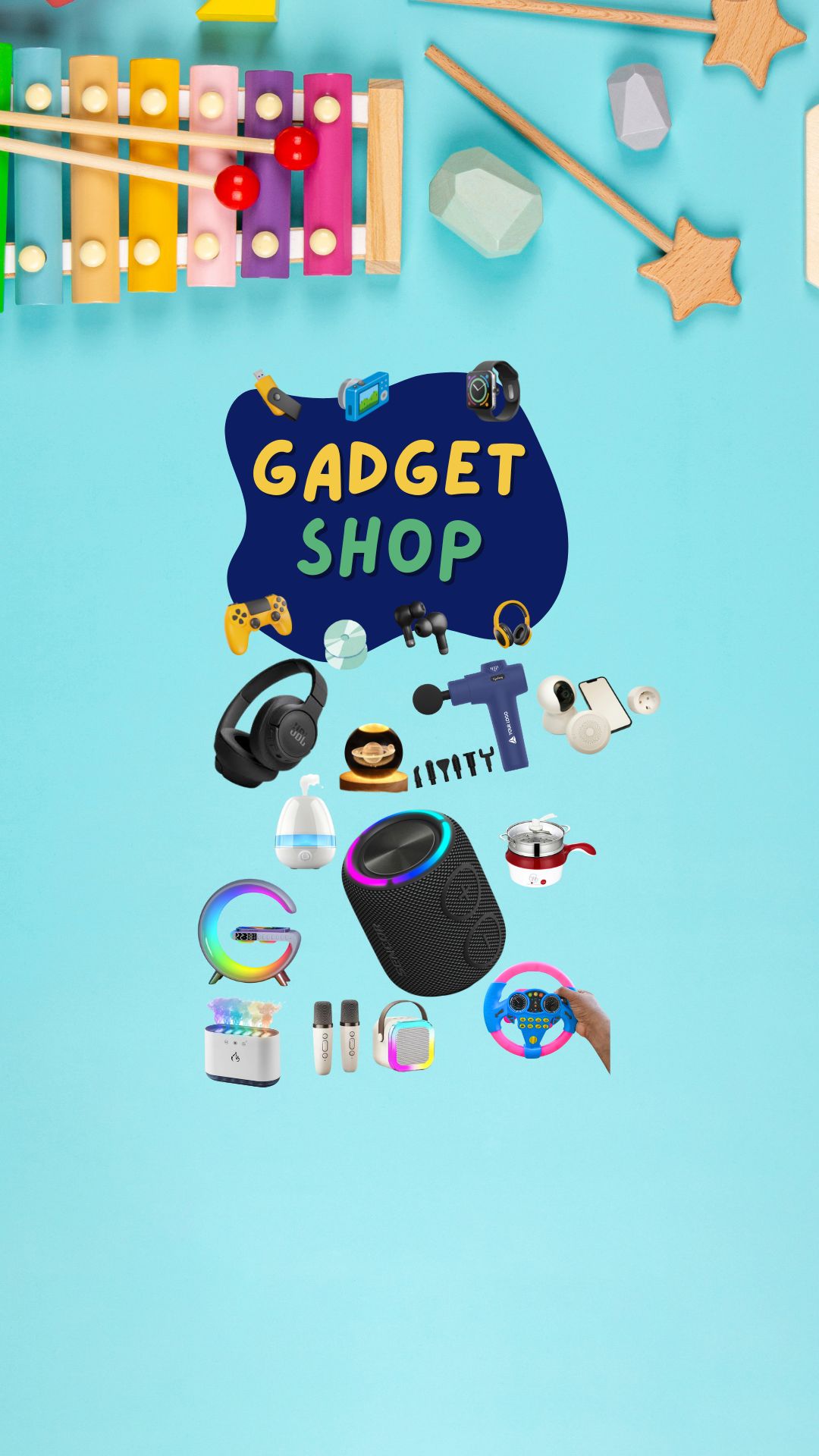 120W 3 Socket Car Charger Adapter