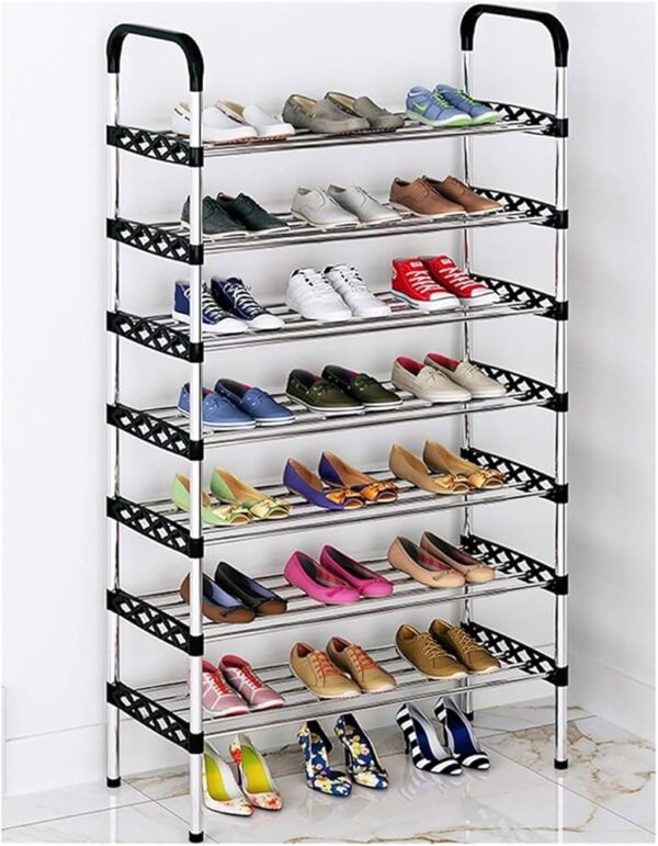 7 Layer Solid Steel Shoe Rack