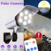 2 in 1 Solar Dummy Camera Light