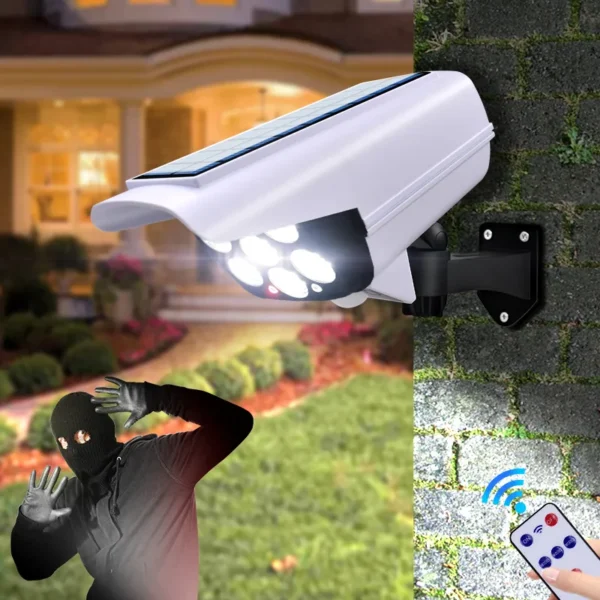 2 in 1 Solar Dummy Camera Light
