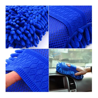 Microfiber Chenille Car Cleaning Glove