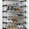 7 Layer Solid Steel Shoe Rack